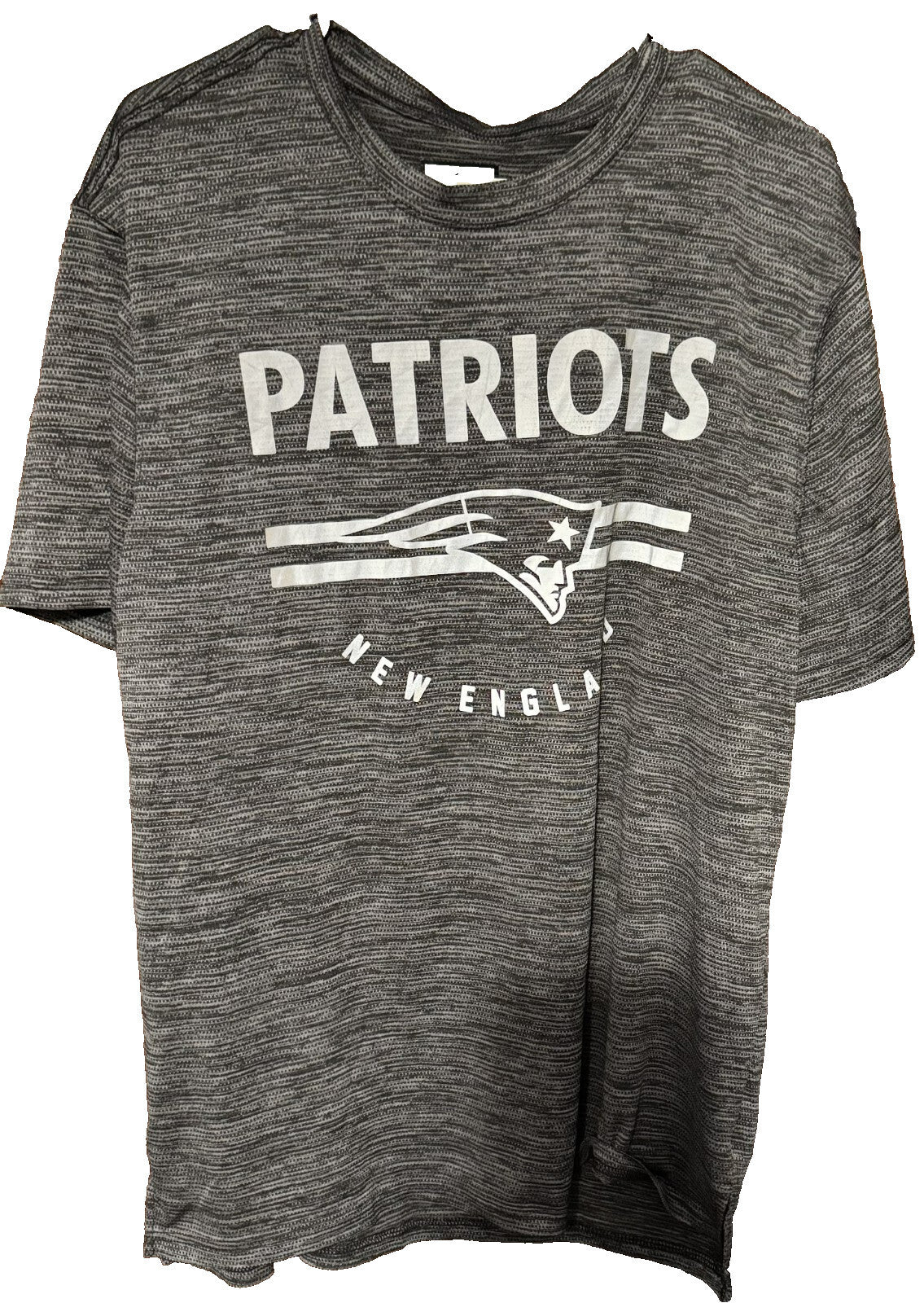 New England Patriots Team Apparel T-Shirt Men's Size L Gray
