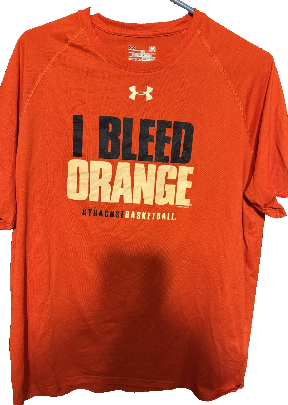 Syracuse Orangemen Under Armour Logo Tee Men's L Orange