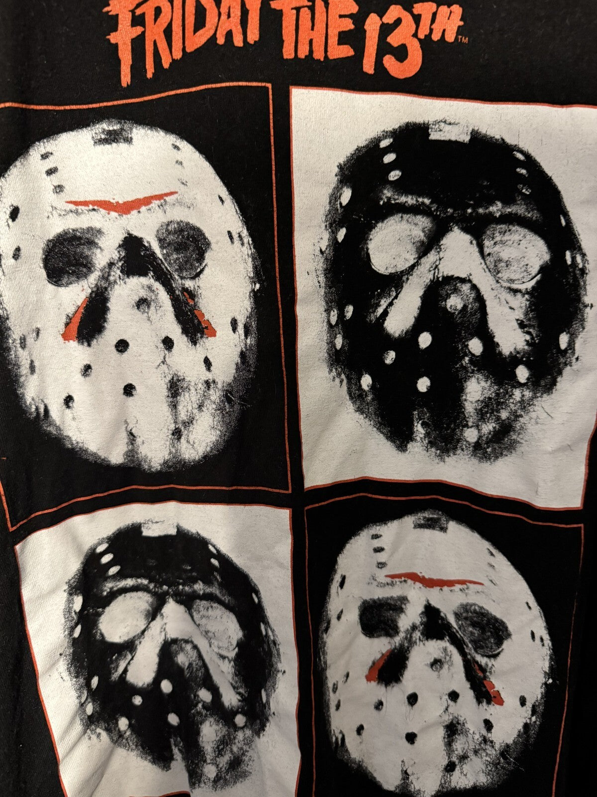 Friday the 13 Movie Logo T-Shirt Men's Size XL Black Horror