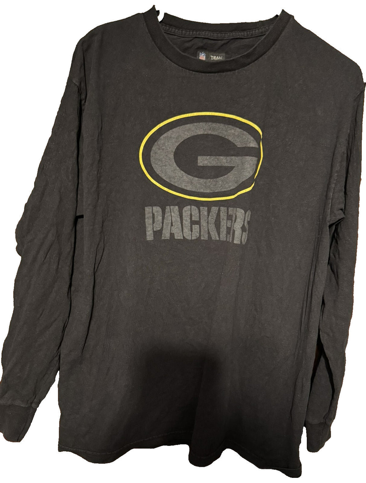 Green Bay Packers Long Sleeve t-shirt Men's M Black