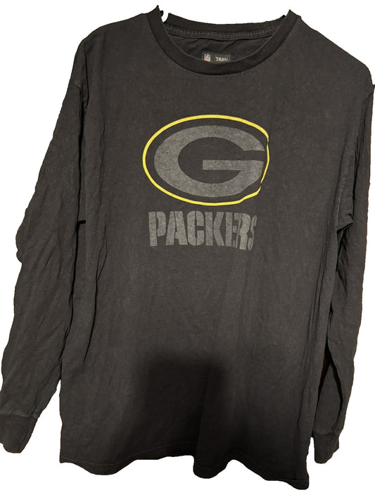 Green Bay Packers Long Sleeve t-shirt Men's M Black