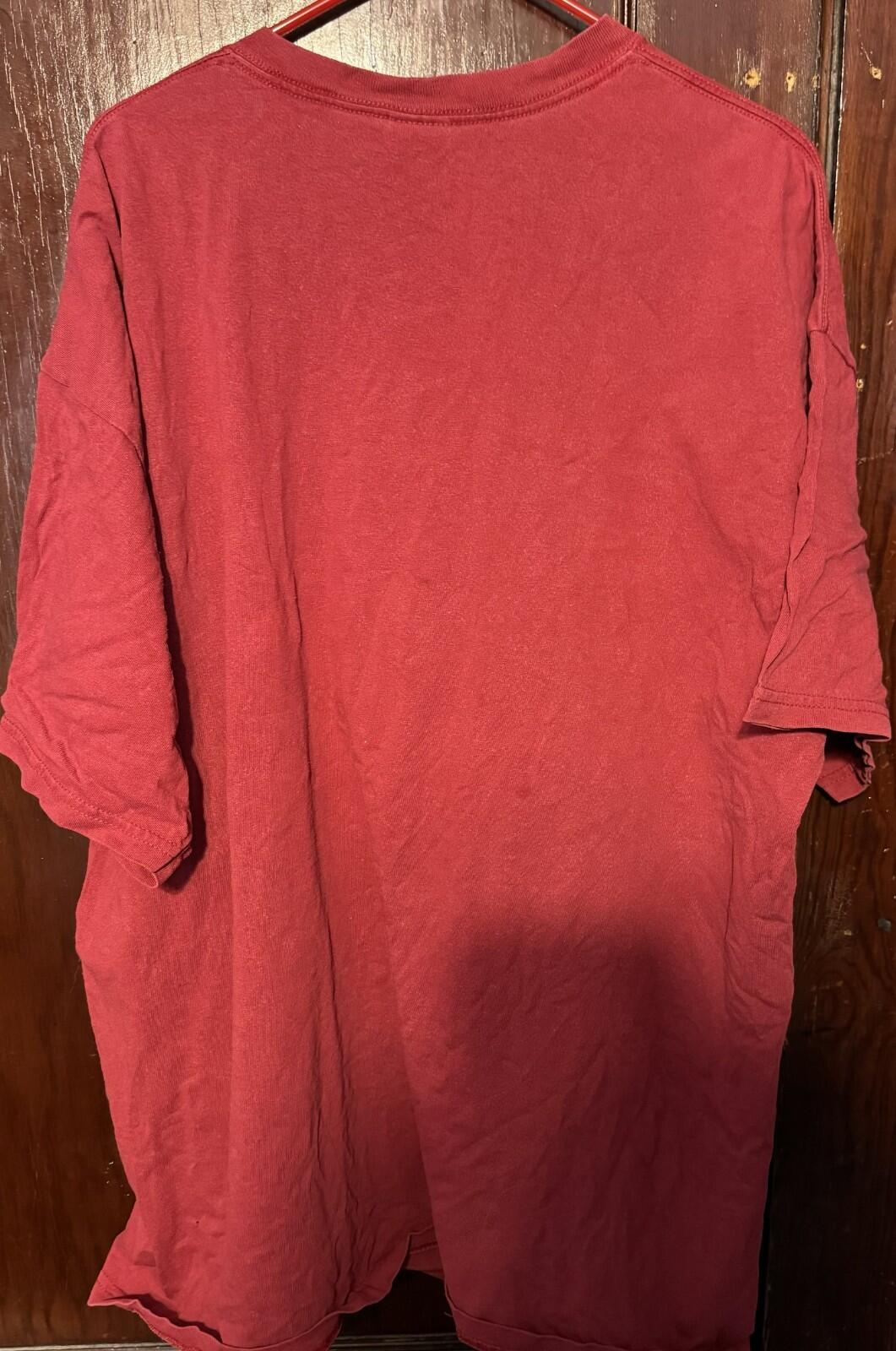 Indiana Hoosiers Short Sleeve T-Shirt Red Men Sz 2XL