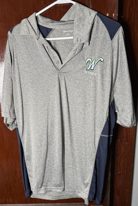 Worcester Bravehearts Polo Shirt Gray men’s size XL FCBL