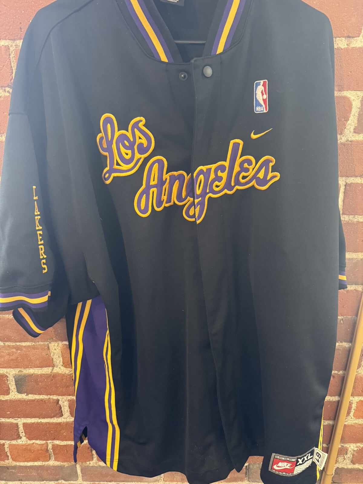 Los Angeles Lakers Nike Men Size XXL Black Shooting Shirt