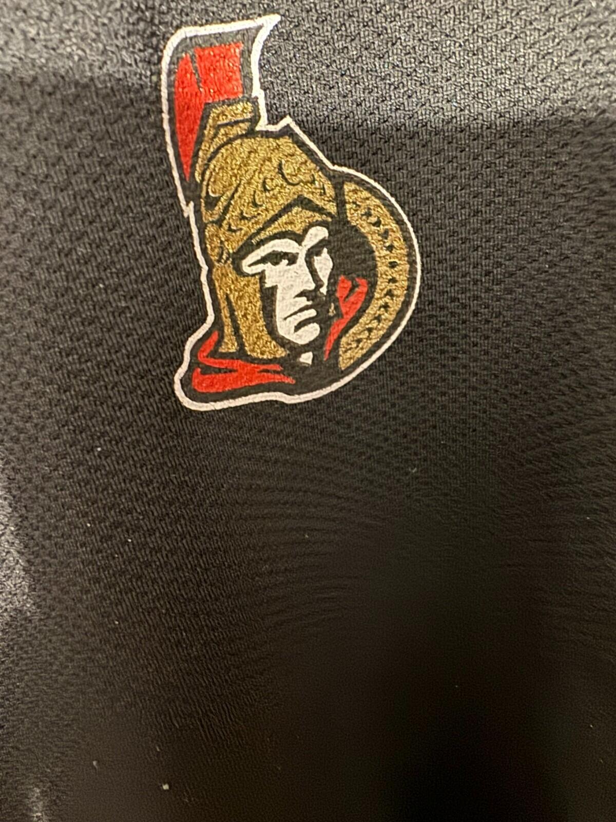 Ottawa Senators Nike 1/4 Zip Black Dri-Fit Men’s Size XL NWOT