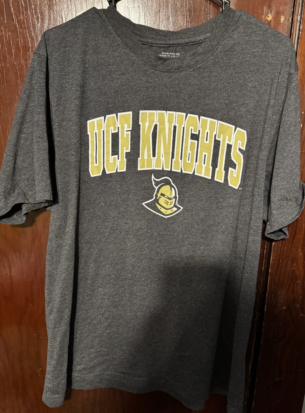 Central Florida Knights UCF T-Shirt Men Sz XL Gray NCAA