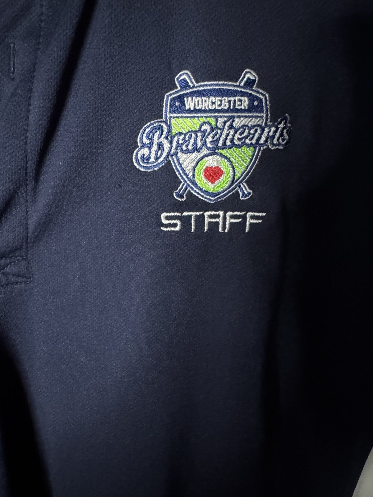 Worcester Bravehearts Polo Shirt Blue men’s size XL FCBL