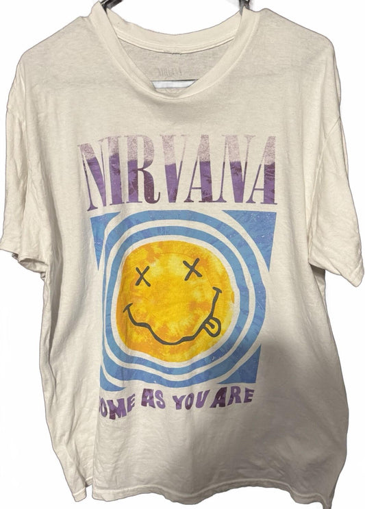 Nirvana Vintage Come As You Are t-shirt Black Men's size M