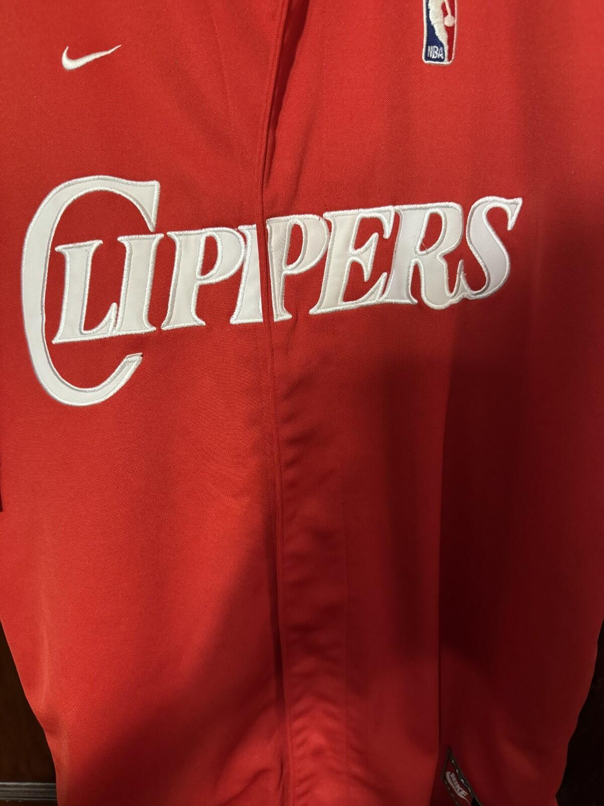 Los Angeles LA Clippers Nike Red Shooting Shirt Men Sz XL
