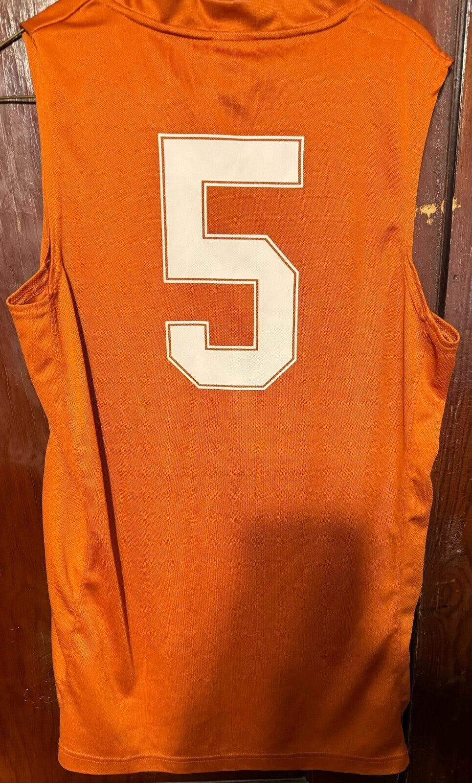 Texas Longhorns #5 Basketball Jersey Men's Size Med Orange