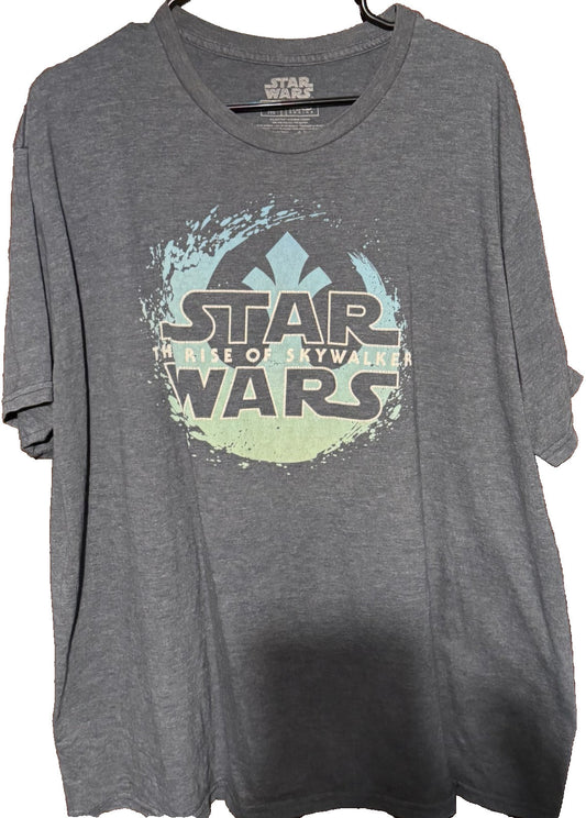 Star Wars Logo T Shirt Men's Size XXL Blue