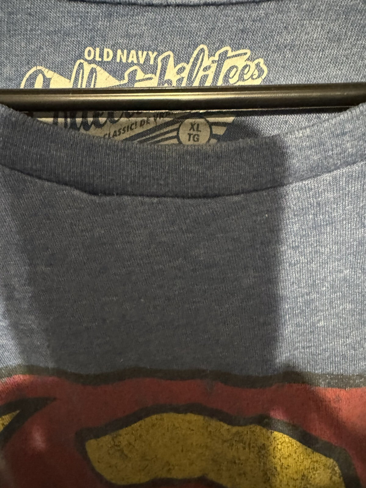 Superman Old Navy T-Shirt Men Sz XL Blue DC Comics