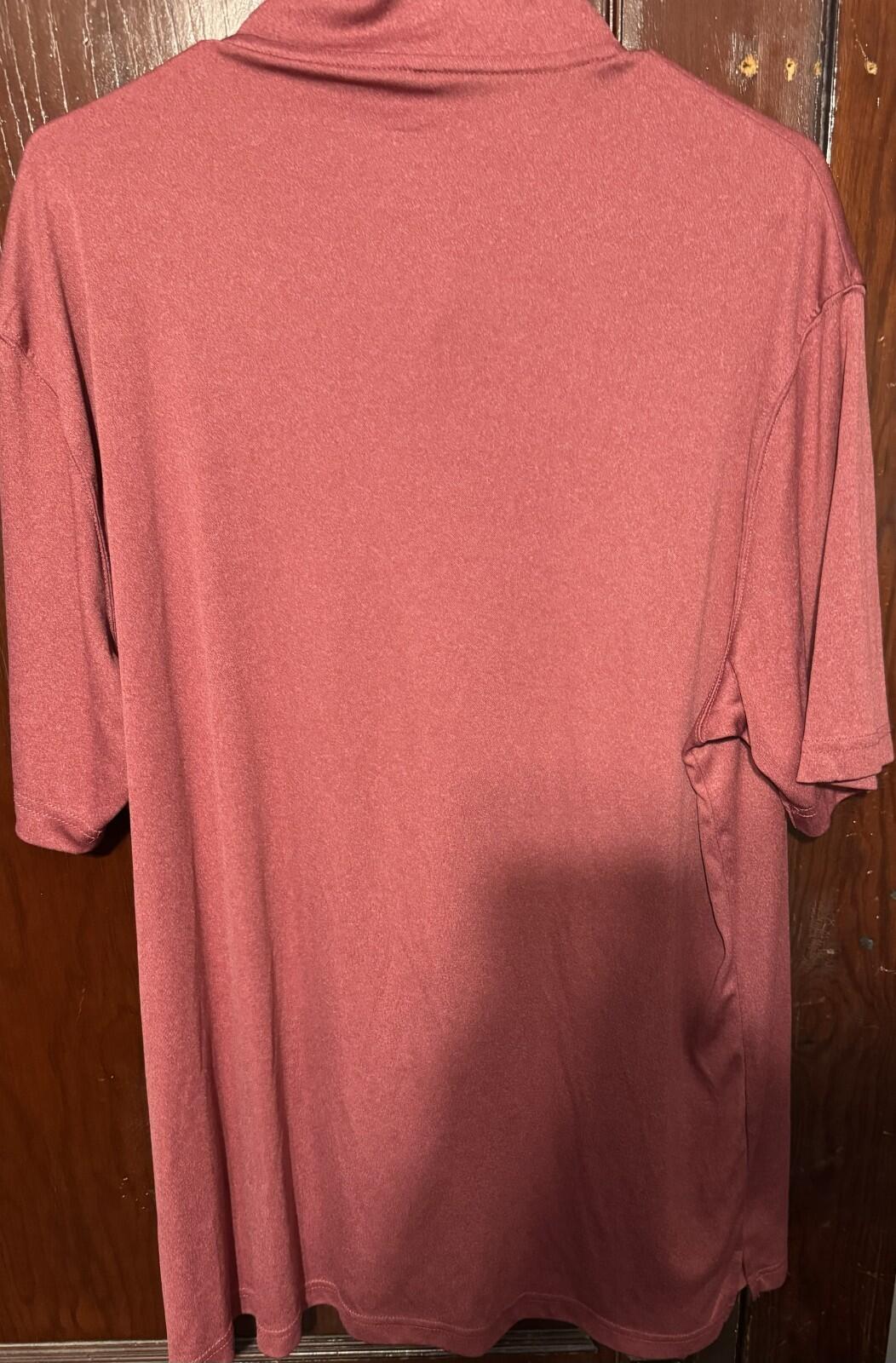 UMass Minutemen Polo Colosseum Men's XXL Red Massachusetts