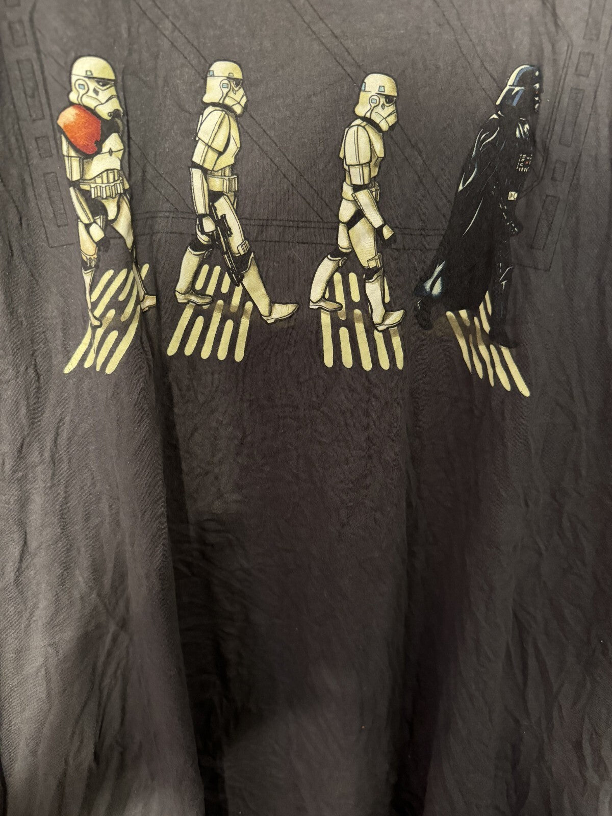 Star Wars Darth Vader Abbey Road T-Shirt Men's Size 3XL Gray