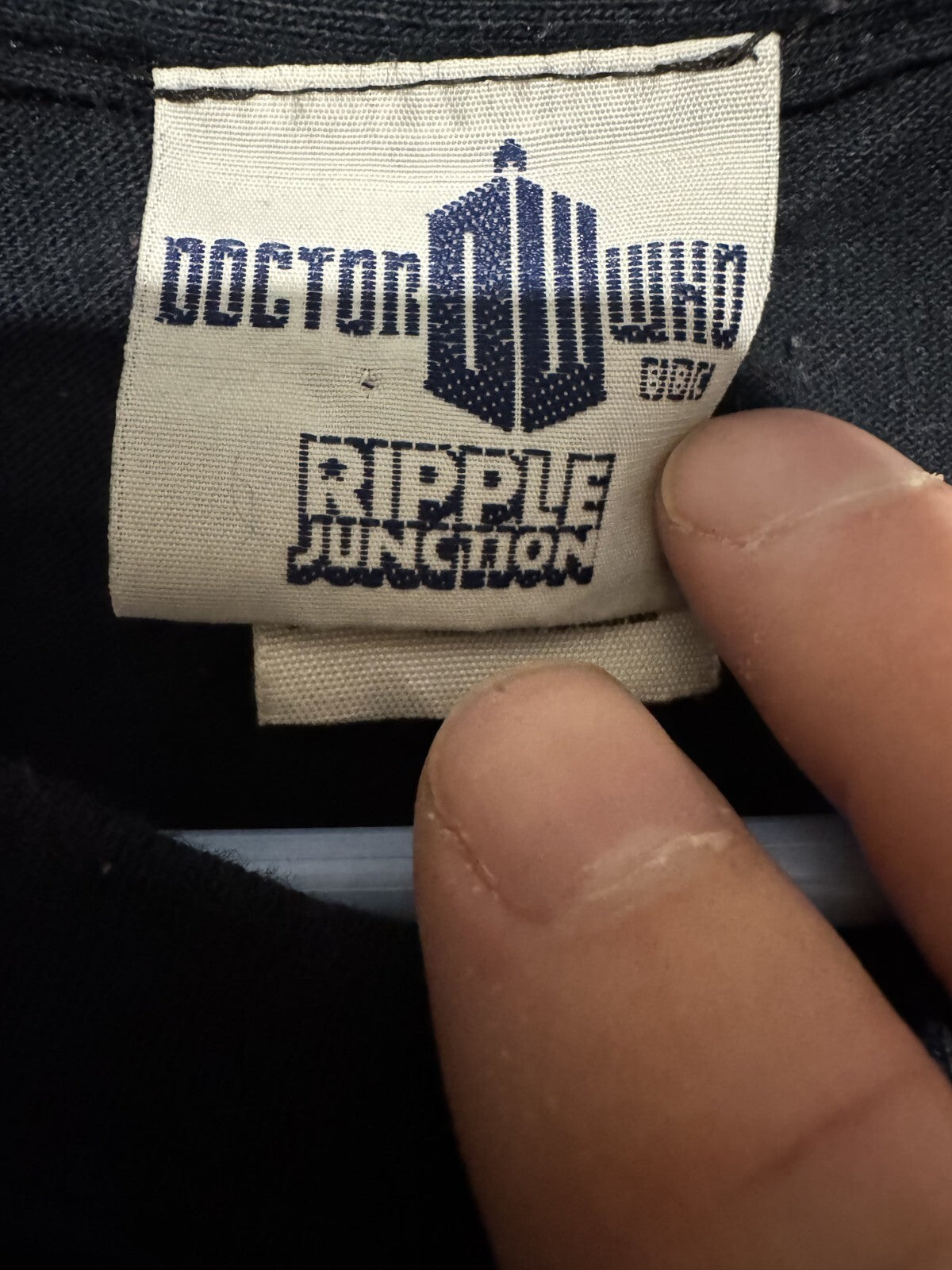 Doctor Who S/S T-Shirt Black Men's Size XL