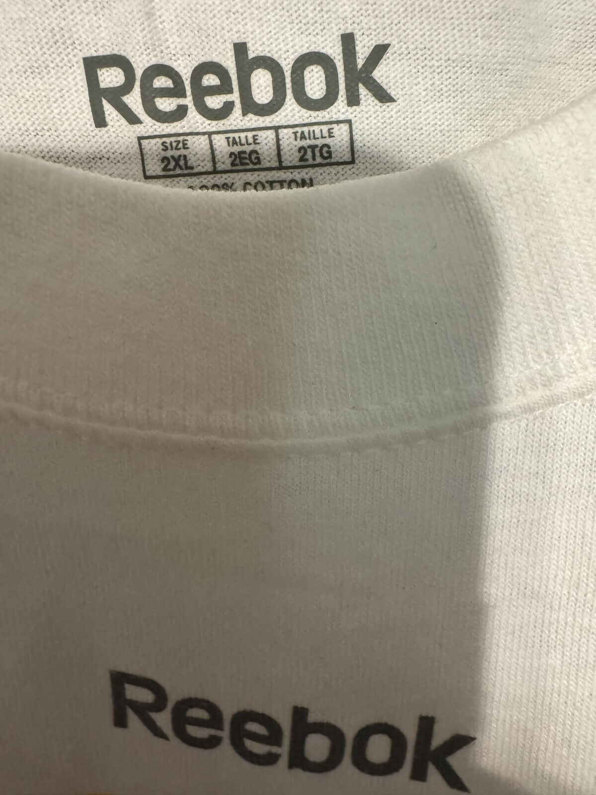 BOSTON BRUINS Stanley Cup Champions Reebok White Tee Men's Sz XXL NEW WITH TAGS