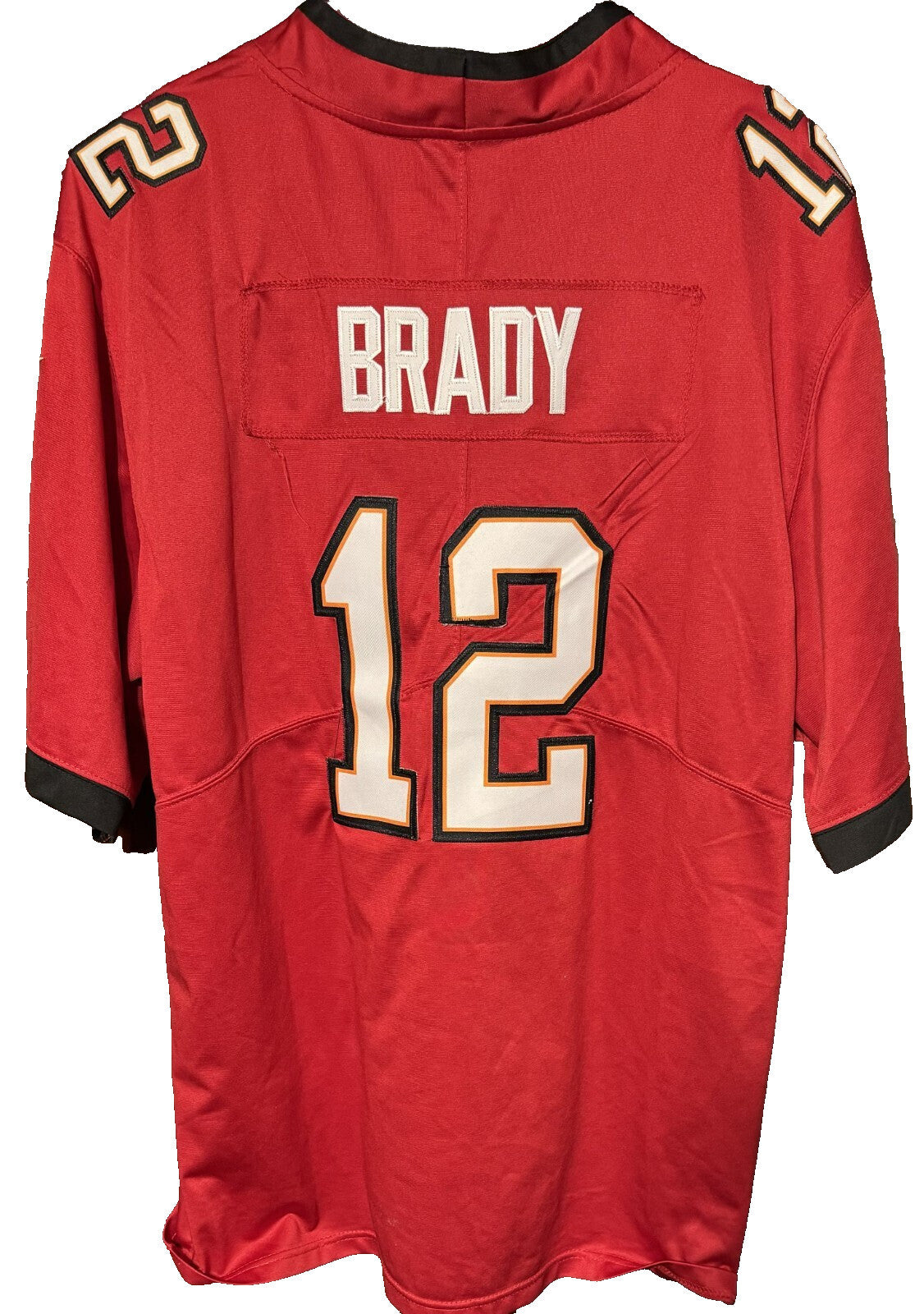 Tampa Bay Buccaneers Tom Brady Jersey Men Sz XL Red Vintage