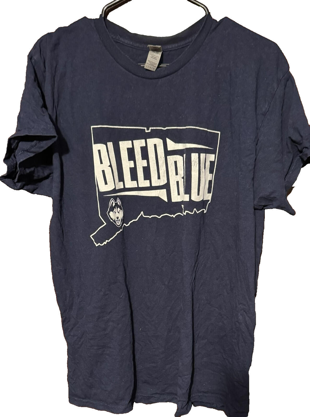 UConn Huskies Bleed Blue S/S Tee Men's L Blue