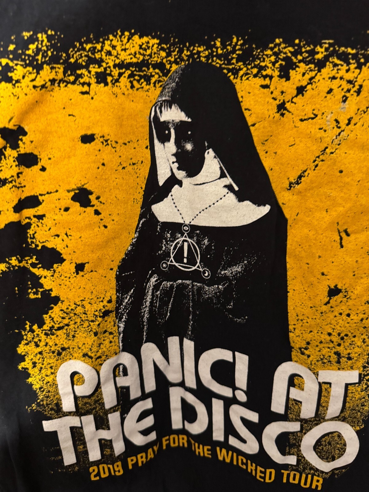 Panic! At the Disco 2019 Tour Concert L/S t-shirt Black Men's size L