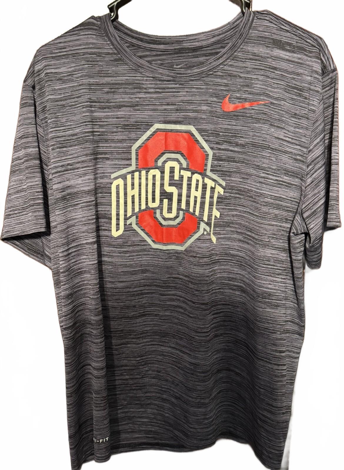 Ohio State Buckeyes Nike men’s size XL Gray Dri-Fit t-shirt