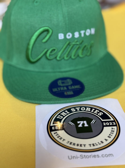 Boston Celtics Ultra Game Snapback hat Green NEW WITH TAGS