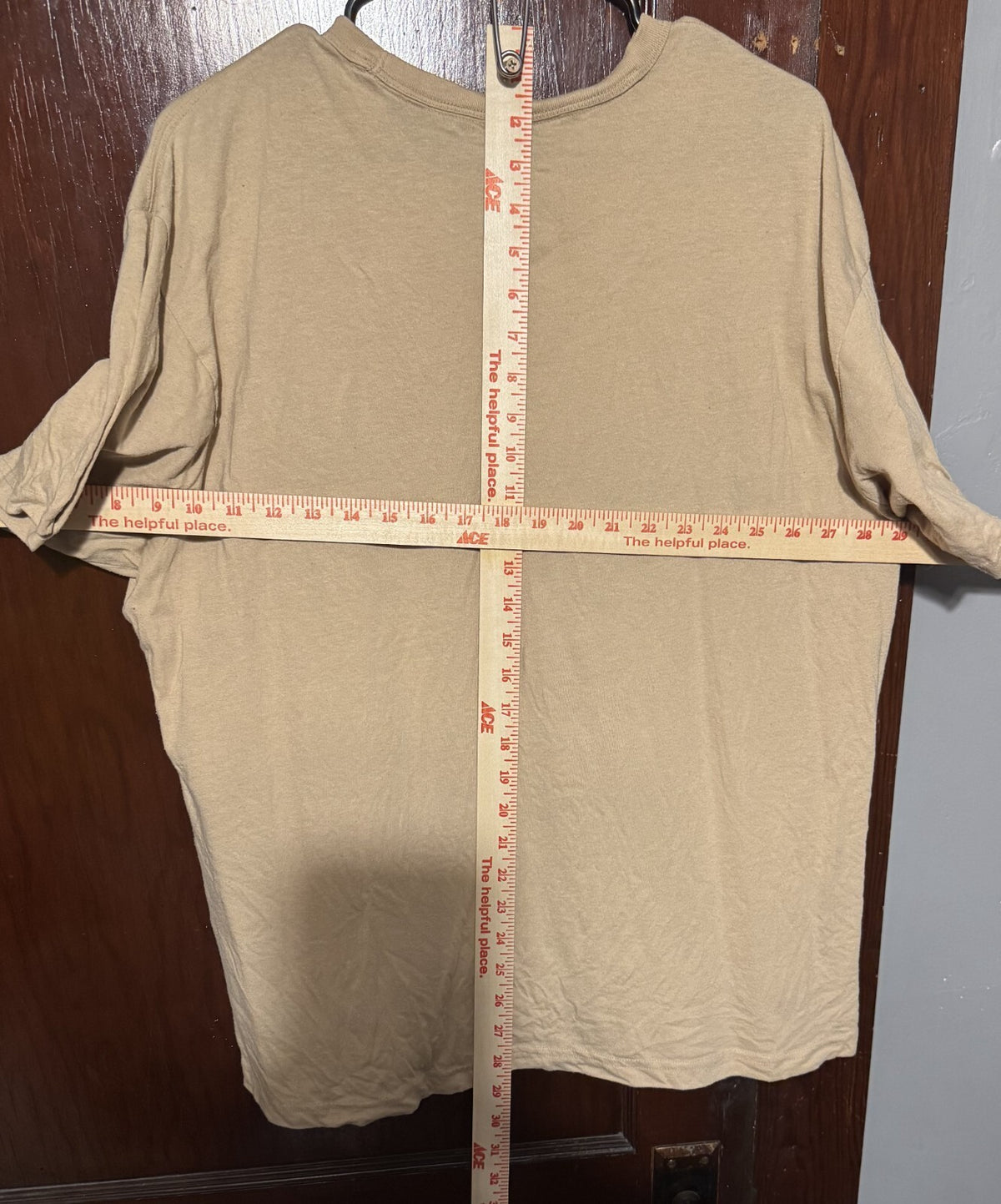 Los Angeles Lakers Men Size XL Tan S/S T-Shirt
