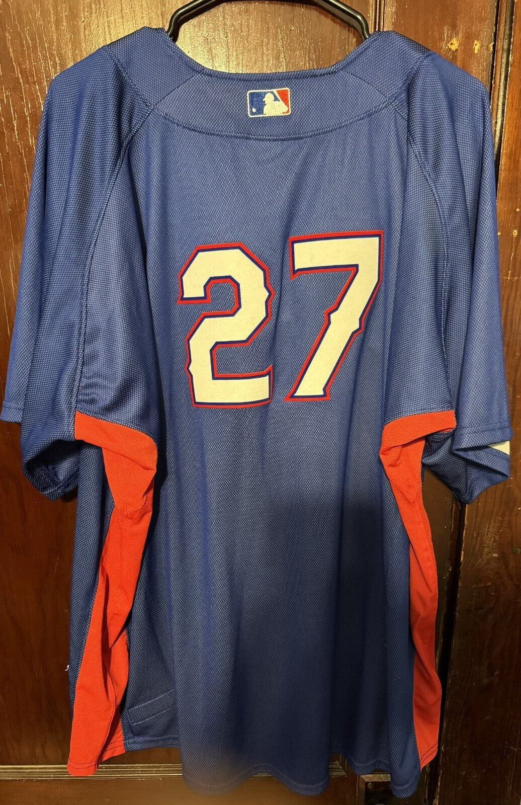 Texas Rangers Mitchell and Ness #27 Guerrero Jersey Blue Men's XXL NEW WITH TAGS
