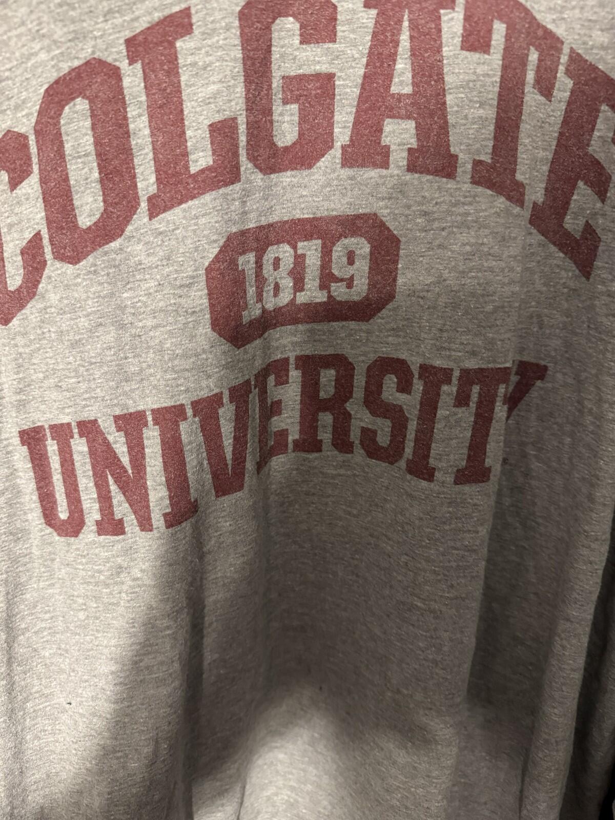 Colgate Raiders Nike L/S T-Shirt Gray NCAA Men's Size L