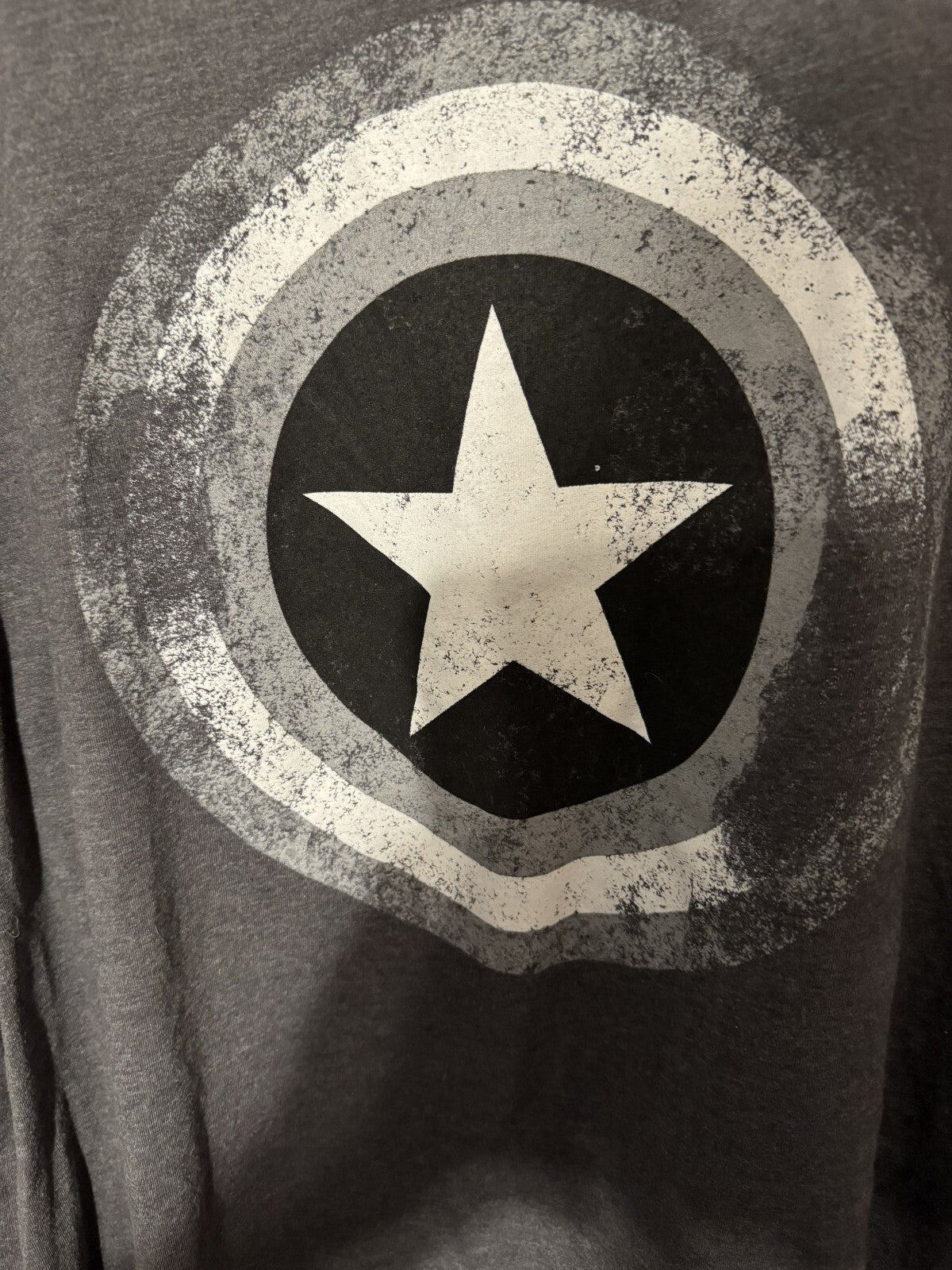 Captain America Marvel Avengers T-Shirt Men's Sz 2XL Gray