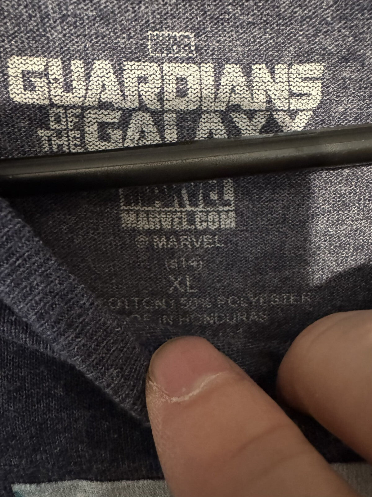 Guardians of the Galaxy Marvel S/S Tee shirt Mens Sz XL Blue