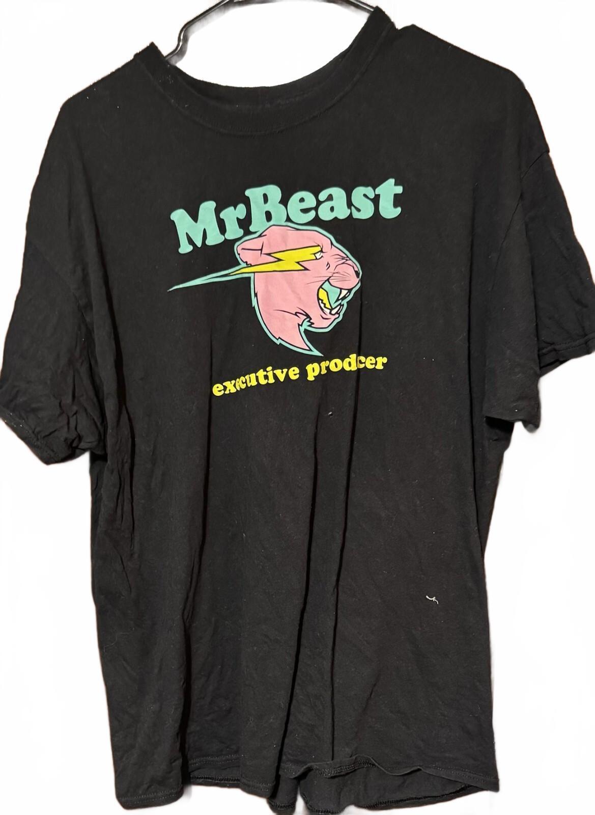 Mr. Beast Executive Producer T-shirt Men's Sz XL Black