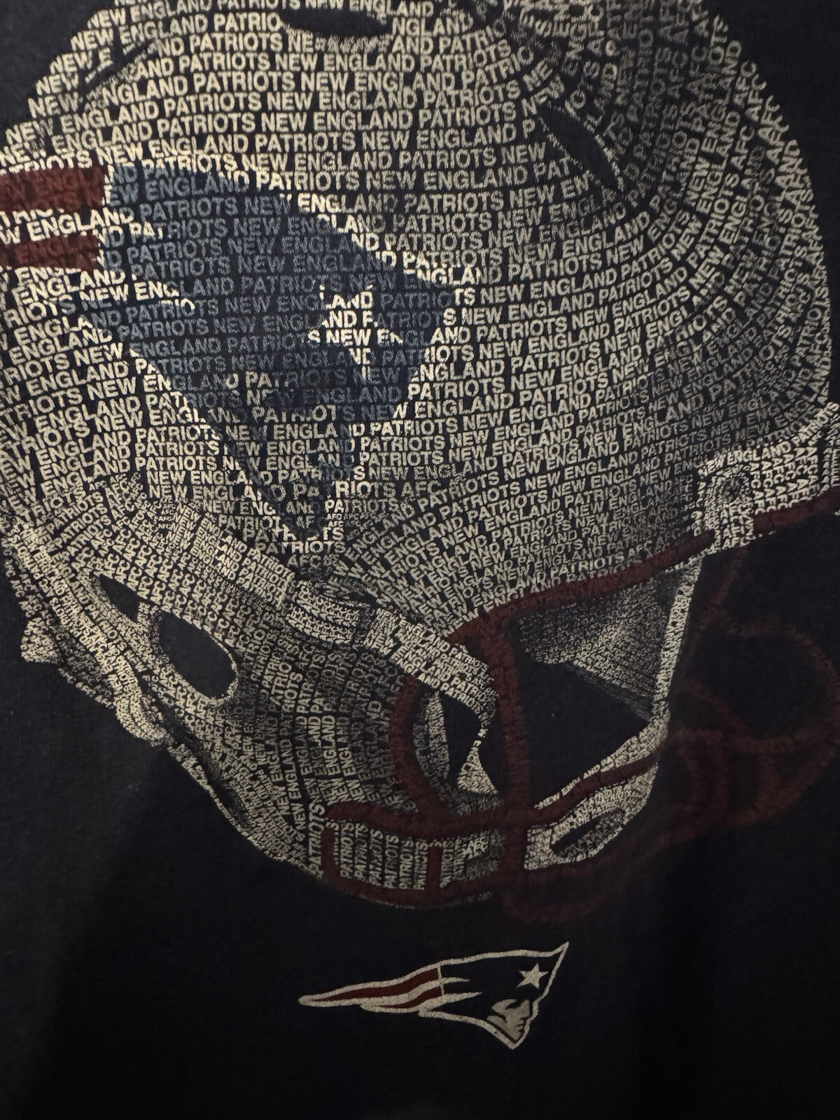 New England Patriots T-Shirt Men XXL Blue Team Apparel