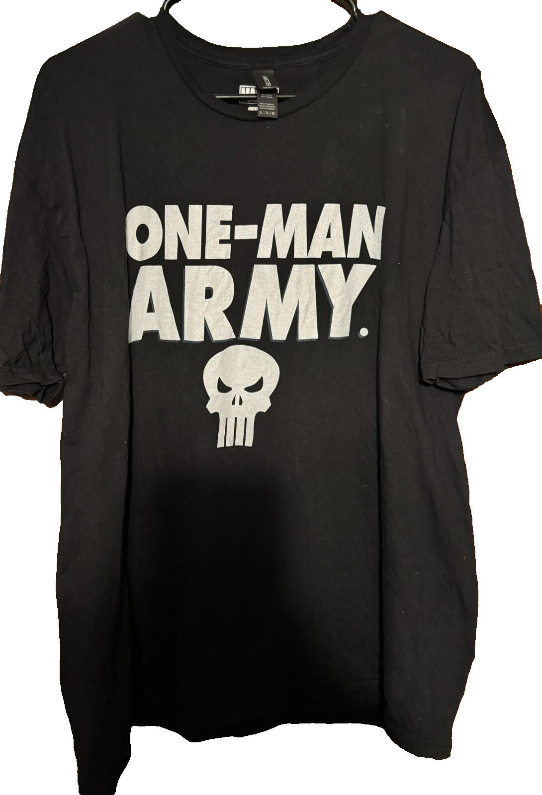 The Punisher Marvel T-Shirt Men's Size XL Black