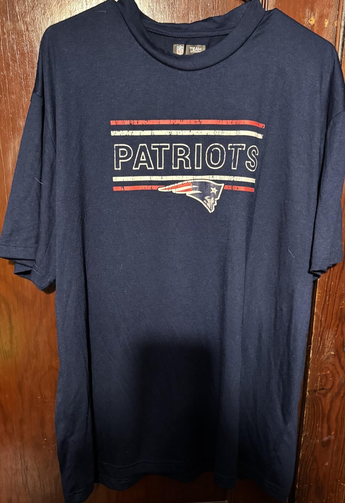 New England Patriots T-Shirt Men XL Blue