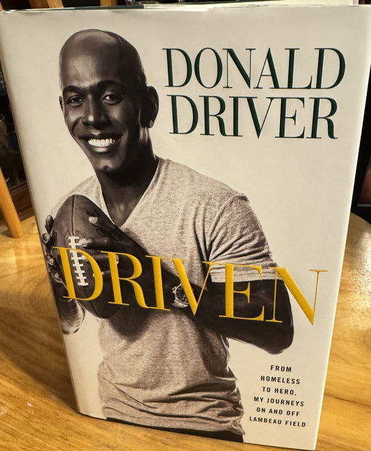 Driven: The Autobiography of Donald Driver hardcover Green Bay Packers
