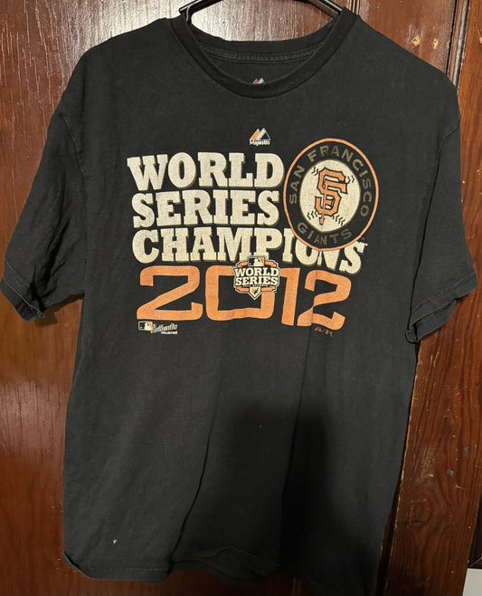 San Francisco Giants 2012 World Series Champs T-Shirt Sz L