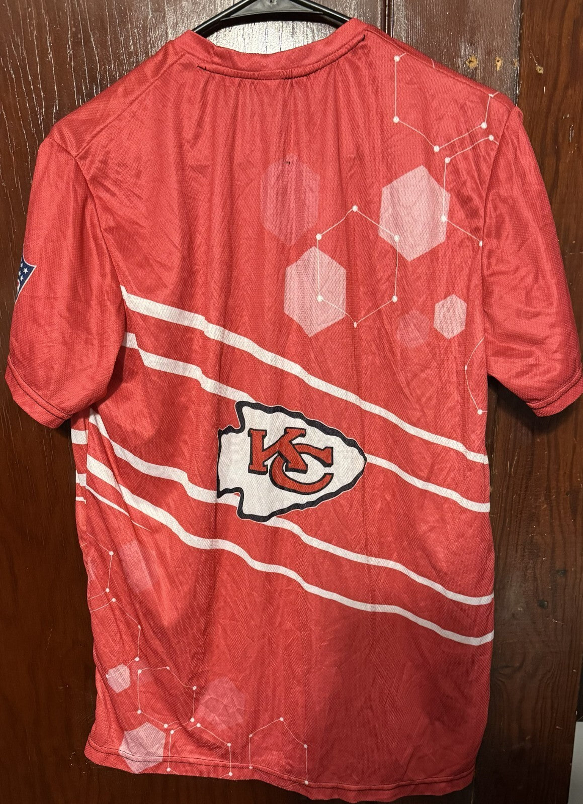 Kansas City Chiefs Red Sublimated Unbranded t-shirt Men's Size L