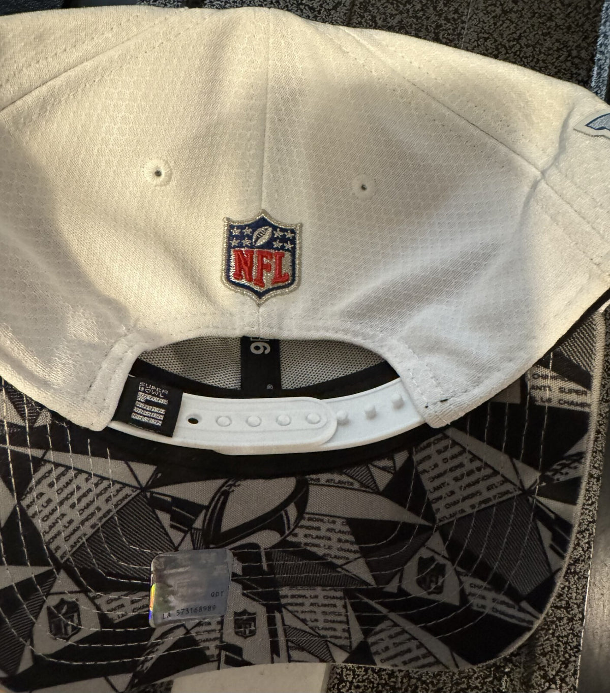 New England Patriots New Era Super Bowl LIII Champions Hat Gray OSFA NWT
