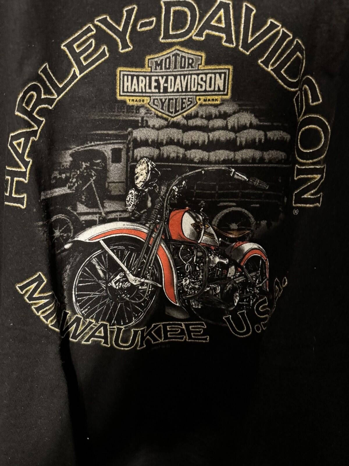 Harley-Davidson of Las Vegas T-Shirt Men's Sz XL Black H-D