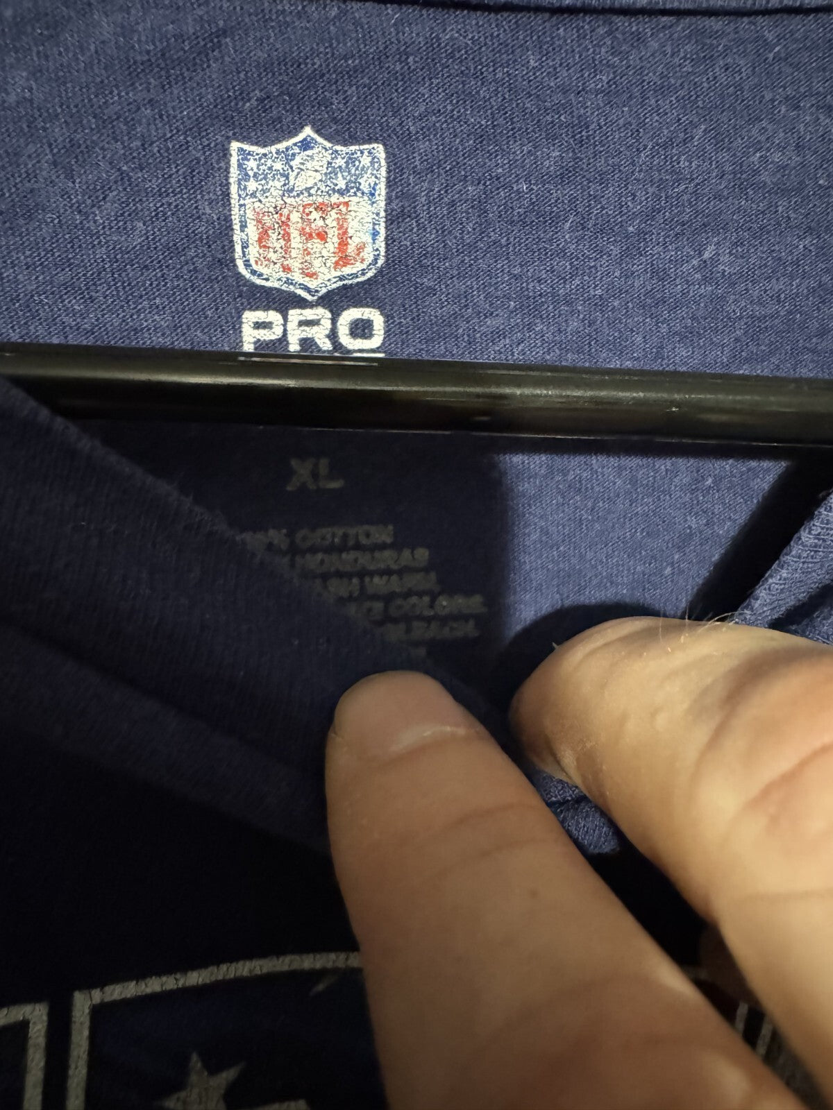 Las Vegas Oakland LA Raiders NFL Blue Tee Men sz XL