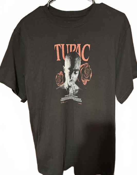 Tupac Shakur t-shirt Black Men's size L New Without Tags
