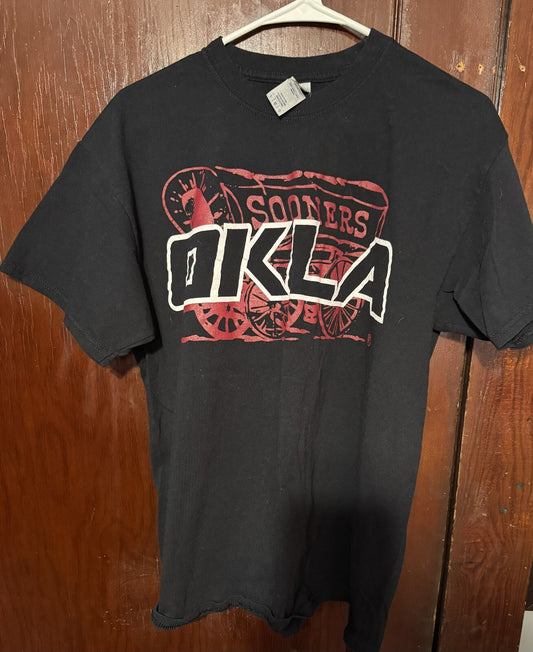 Oklahoma Sooners Black T-Shirt Men's Size L New Without Tags