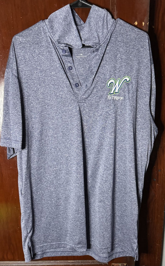 Worcester Bravehearts Polo Shirt Blue men’s size XL FCBL
