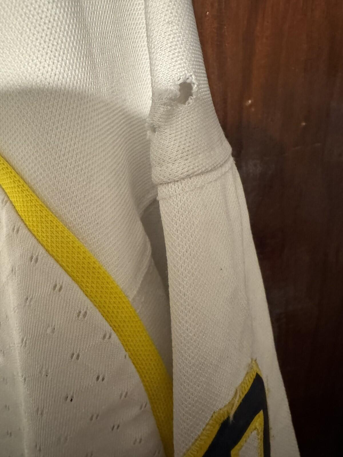 Michigan Wolverines Vintage Adidas #12 Jersey Size L White