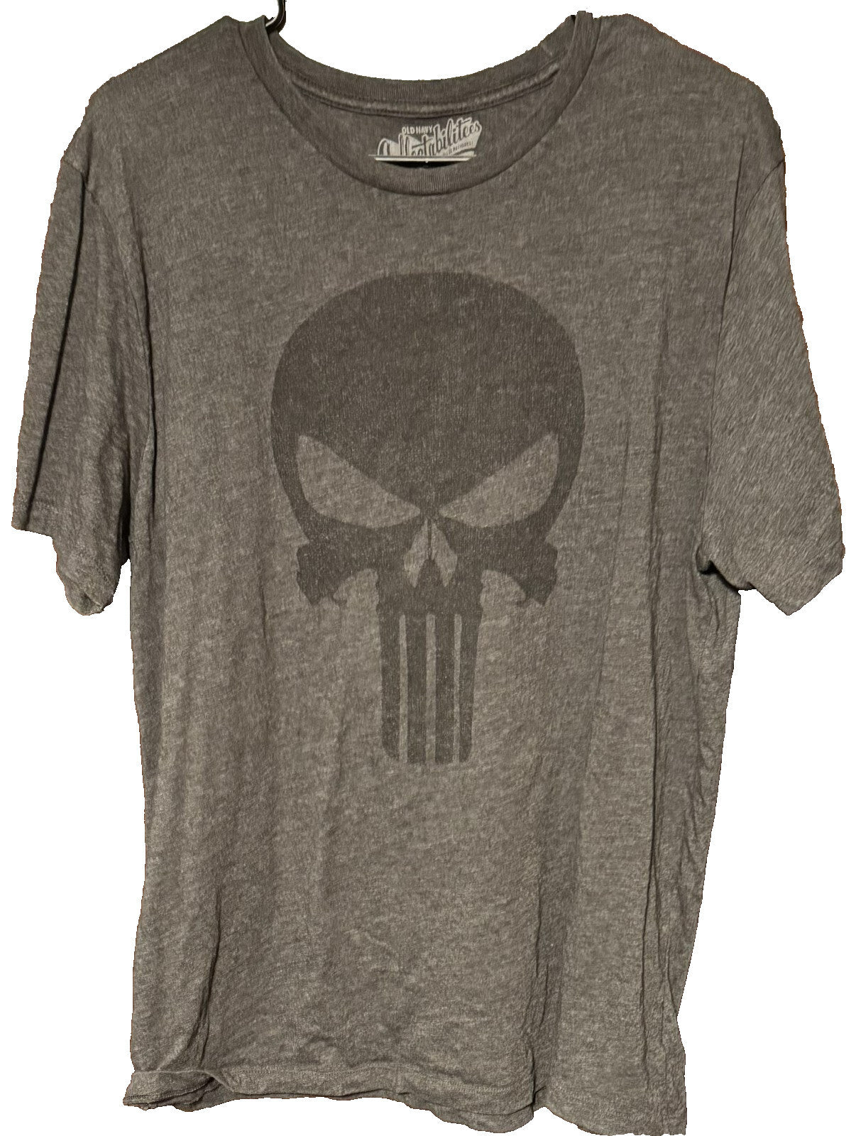 The Punisher Marvel T-Shirt Men's Size L Gray