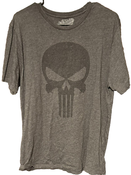 The Punisher Marvel T-Shirt Men's Size L Gray