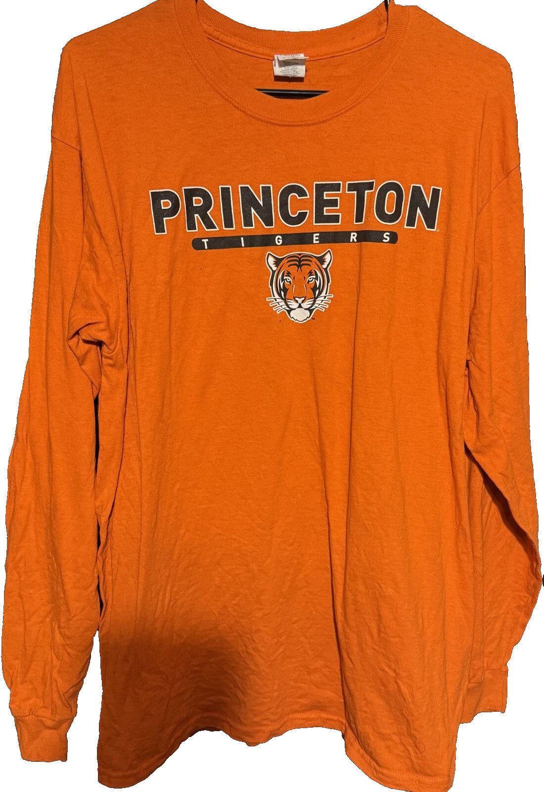 Princeton University Tigers Ivy League L/S T-shirt Men's L Orange