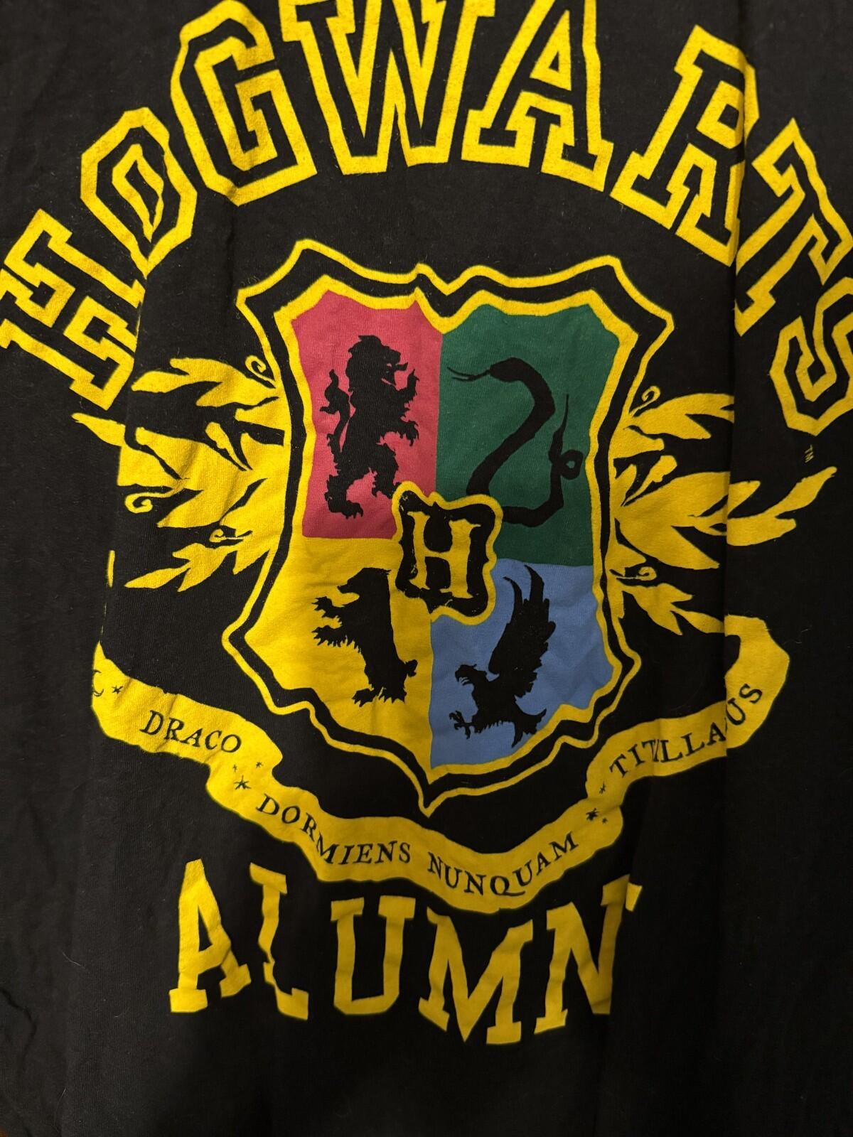 Harry Potter Hogwarts Alumni T-Shirt Men's Size XXL Black