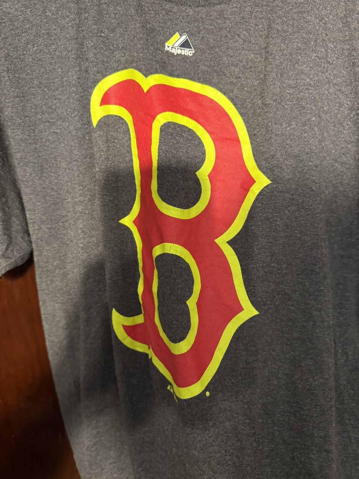 Boston Red Sox Majestic Short Sleeve Tee Men's L Blue MLB