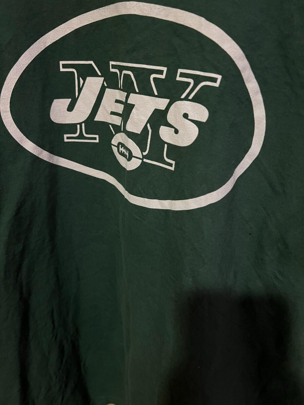 New York Jets Football T-Shirt Fanatics Men's sz XXL Green
